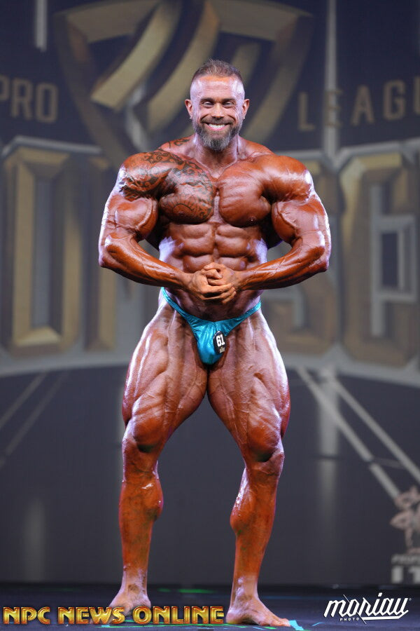 Andrea Presti posing — Pro Muscle Italy Pro · September 6, 2026