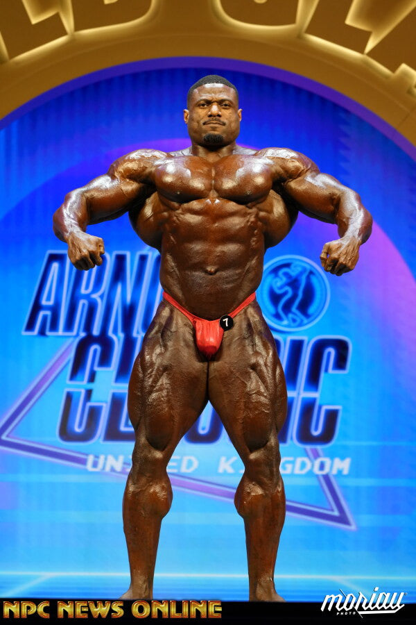Chinedu Obiekea posing — Arnold Classic Uk · March 27, 2026