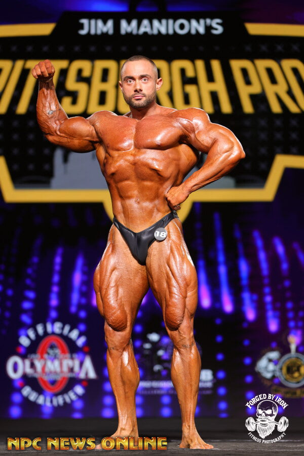 Richard Nagy onstage at Pittsburgh Pro, 2026