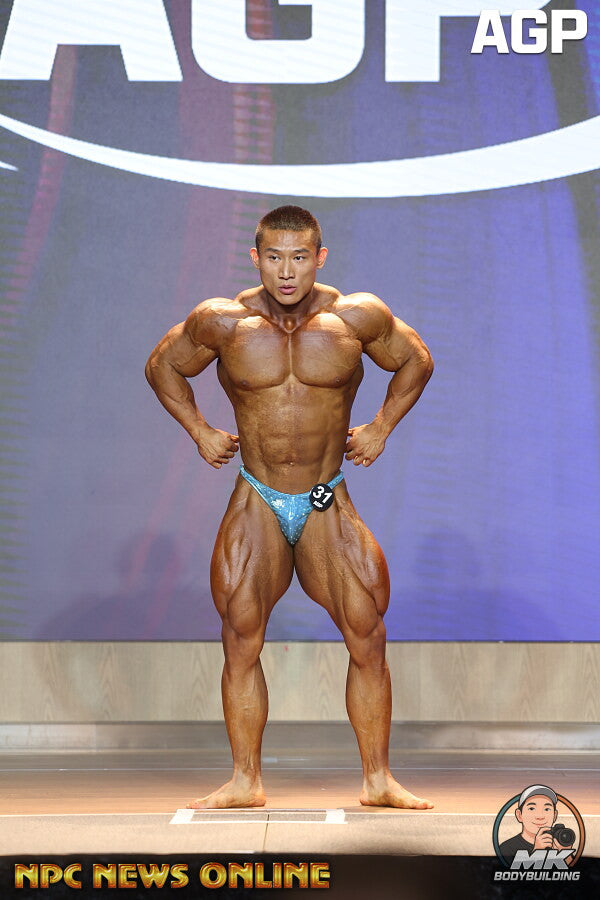 Zhaofeng He onstage at Agp Pro, 2025