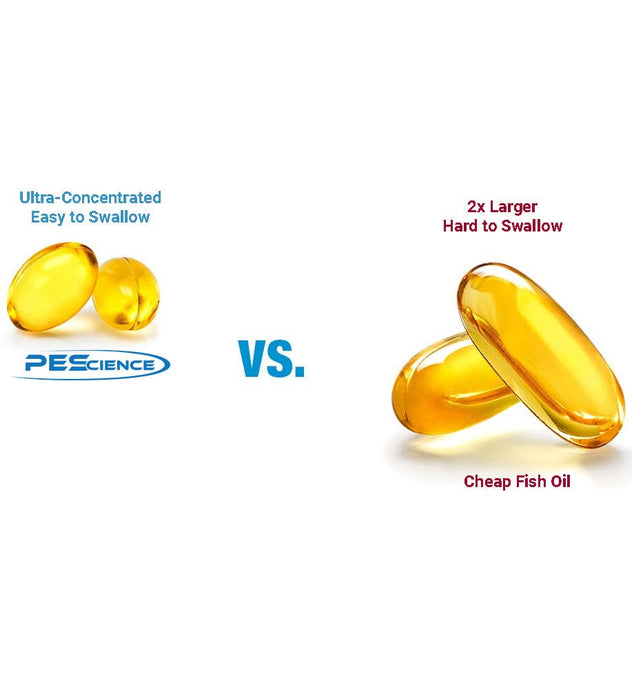 PEScience Omega-3+ EPA and DHA softgels