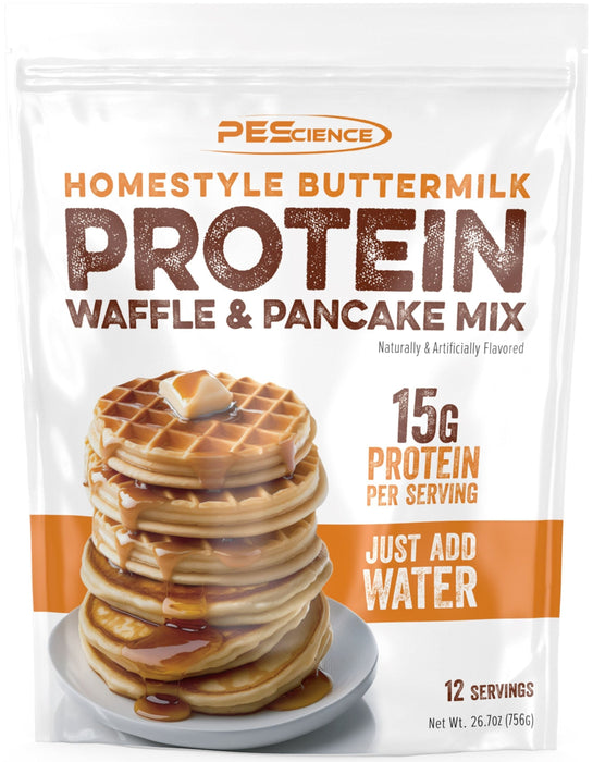 PEScience Protein Pancake and Waffle Mix Buttermilk 12 servings