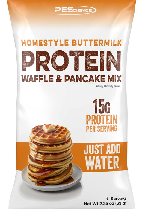 PEScience protein pancakes made with the mix
