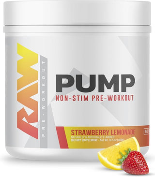 RAW Pump Non - Stim Pre - Workout - RAW - Tiger Fitness