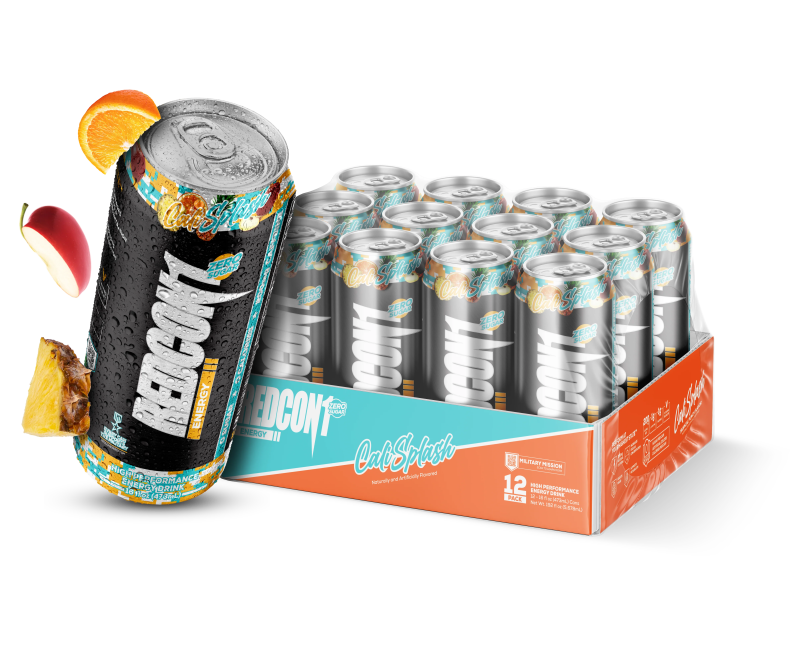 RedCon1 Energy Drink 12 Pack | Zero Sugar Clean Performance Fuel