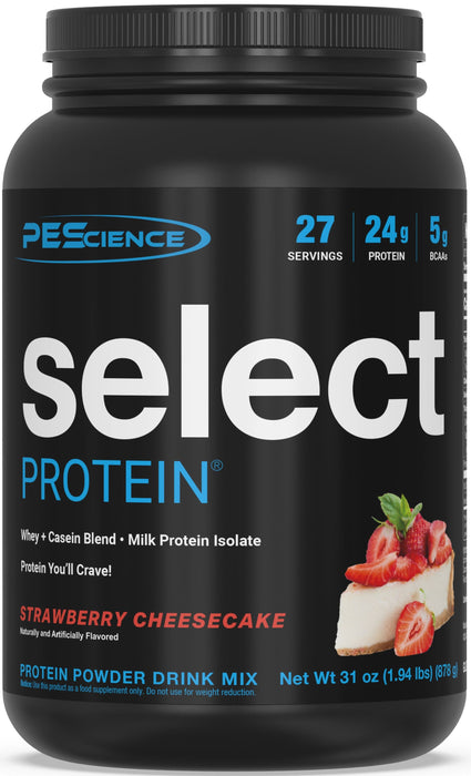 PEScience Select Protein Strawberry Cheesecake 2 lb tub