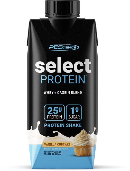 PEScience Select Protein Shake RTD Vanilla Cupcake