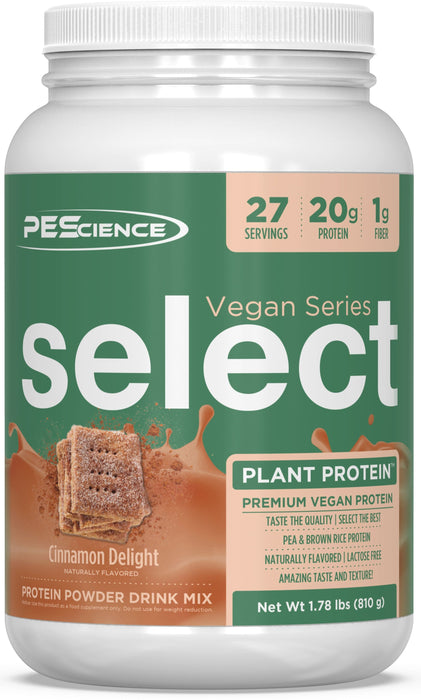 PEScience Select Vegan Protein Cinnamon Delight 27 servings