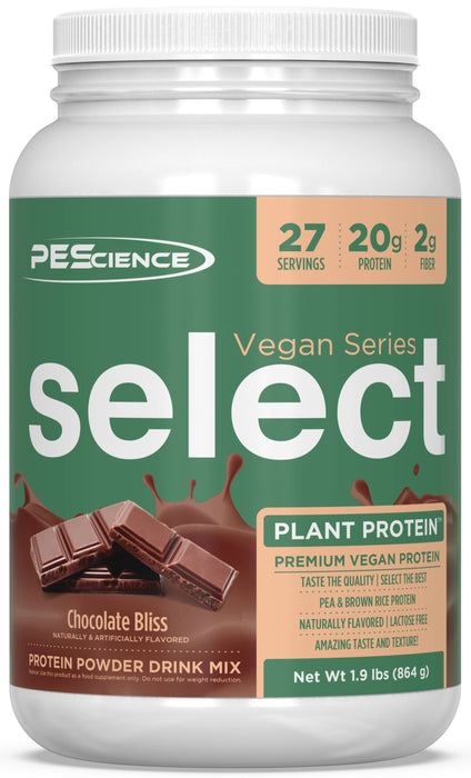 PEScience Select Vegan Protein Chocolate Bliss 27 servings