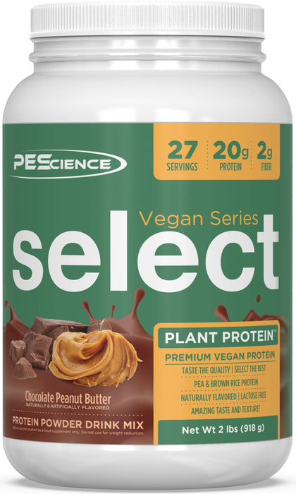 PEScience Select Vegan Protein Chocolate Peanut Butter 27 servings