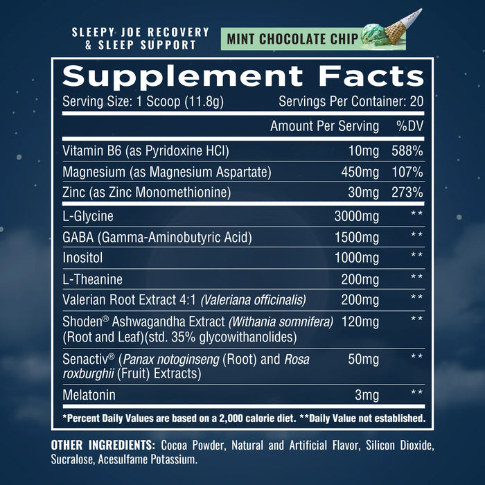 Sleepy Joe | Full-Spectrum Sleep & Recovery Formula