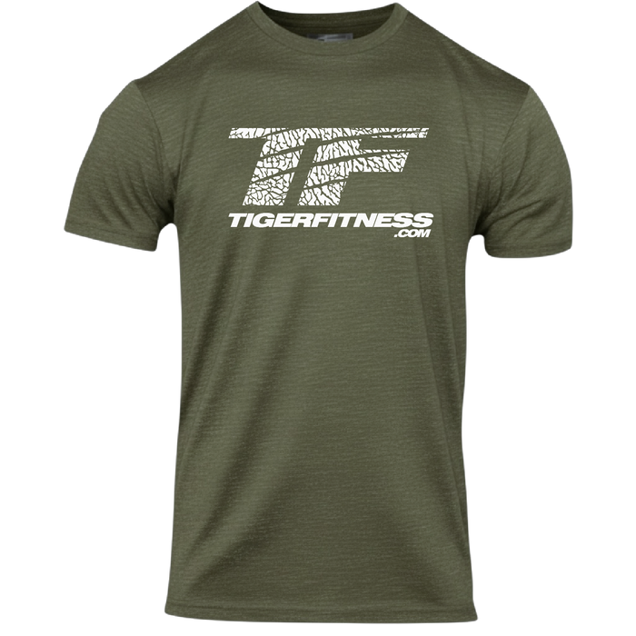 TF Scratch Goated T-Shirt in Military Green with white Goated logo