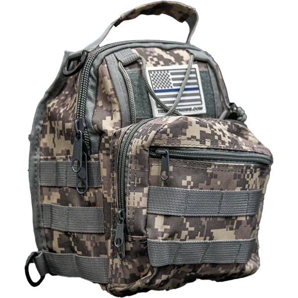 TF Digi Camo Blueline Tactical Cross Body Bag