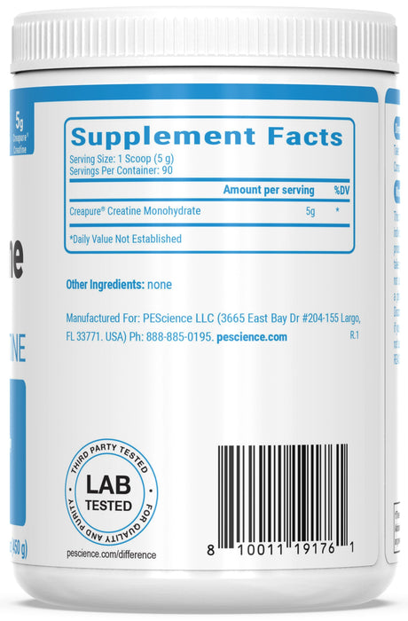 PEScience TruCreatine+ mixed in a shaker