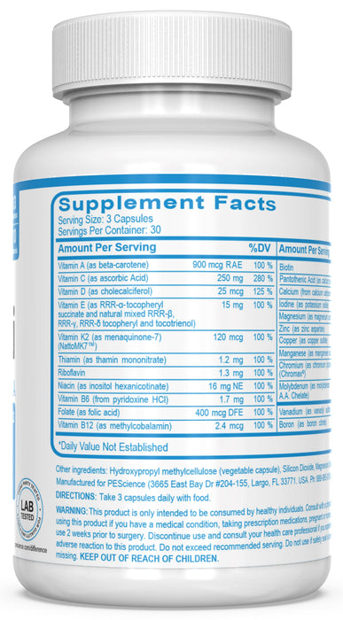 PEScience TruMulti Men's capsules