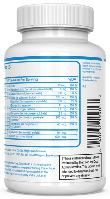 PEScience TruMulti Men's bottle detail