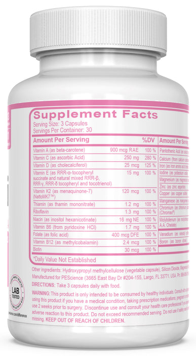 PEScience TruMulti Women's capsules