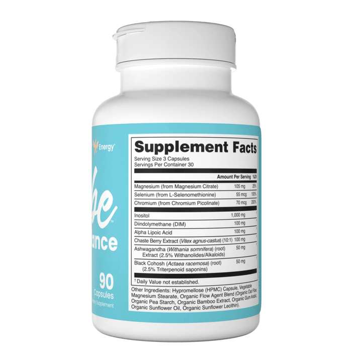 Bucked Up Babe Balance supplement facts