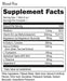 Bucked Up Buck Shot supplement facts panel