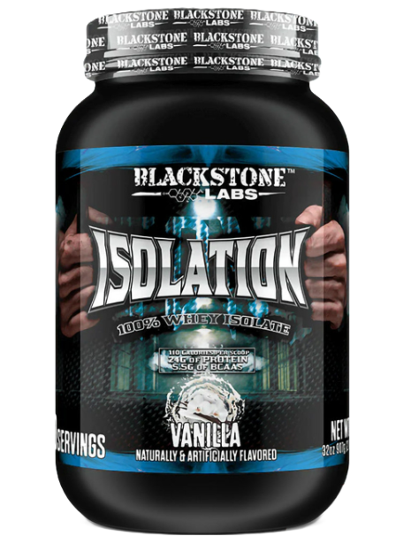 BlackStone Labs Isolation | Pure Whey Protein Isolate Powder