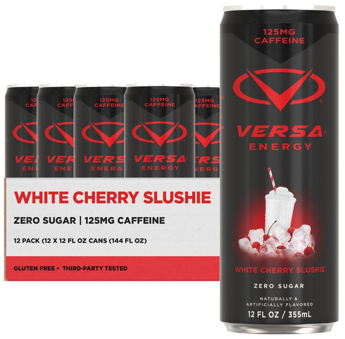 PEScience Versa Energy Drink White Cherry Slushie 12 pack