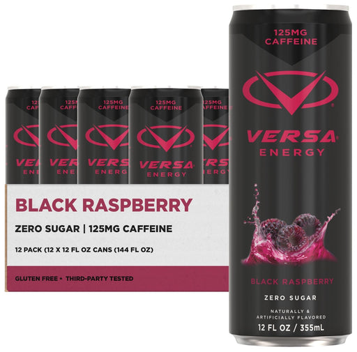 PEScience Versa Energy Drink Black Raspberry 12 pack