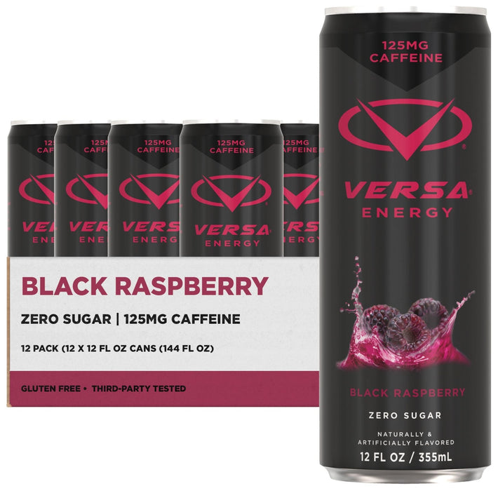 PEScience Versa Energy Drink Black Raspberry 12 pack