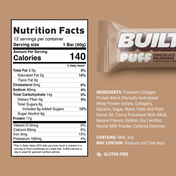 BUILT Puff Protein Bar