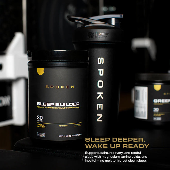 Spoken Sleep Builder in a calming environment – supports relaxation, stress reduction, and restorative sleep.