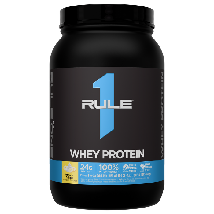 Rule 1 Whey Protein Banana Creme, 2lb