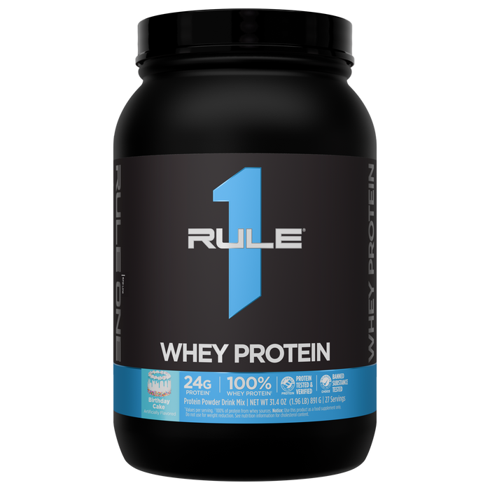 Rule 1 Whey Protein Birthday Cake, 2lb