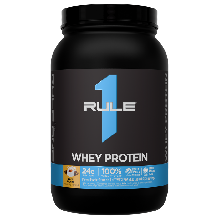 Rule 1 Whey Protein Cafe Mocha, 2lb