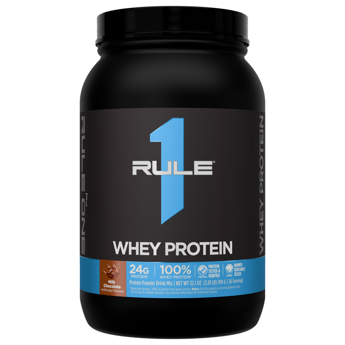 Rule 1 Whey Protein Milk Chocolate, 2lb