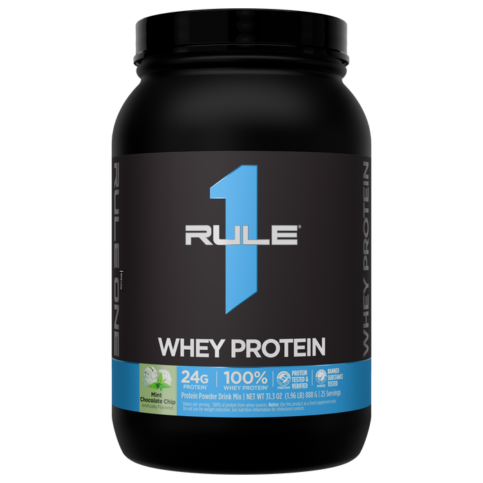 Rule 1 Whey Protein Mint Chocolate Chip, 2lb