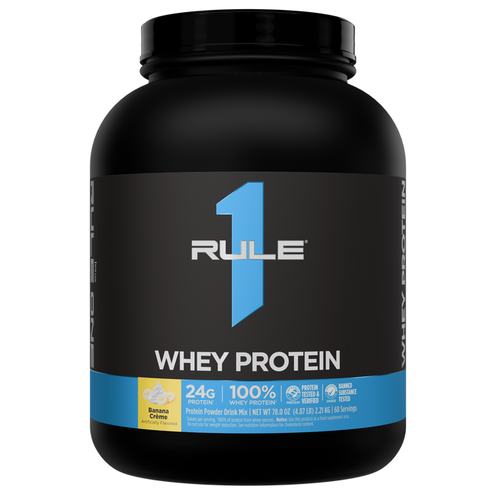 Rule 1 Whey Protein Banana Creme, 5lb