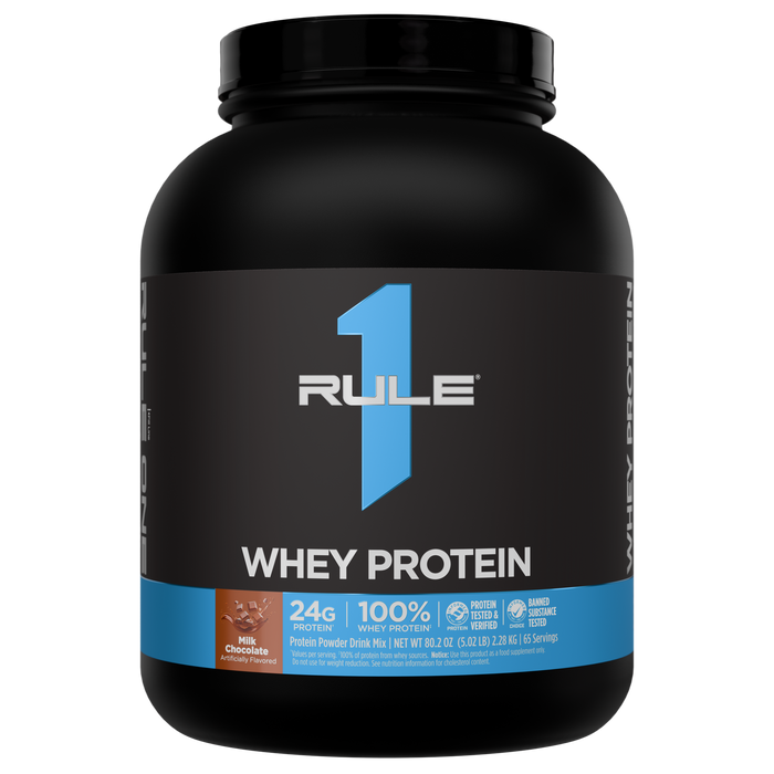 Rule 1 Whey Protein Milk Chocolate, 5lb