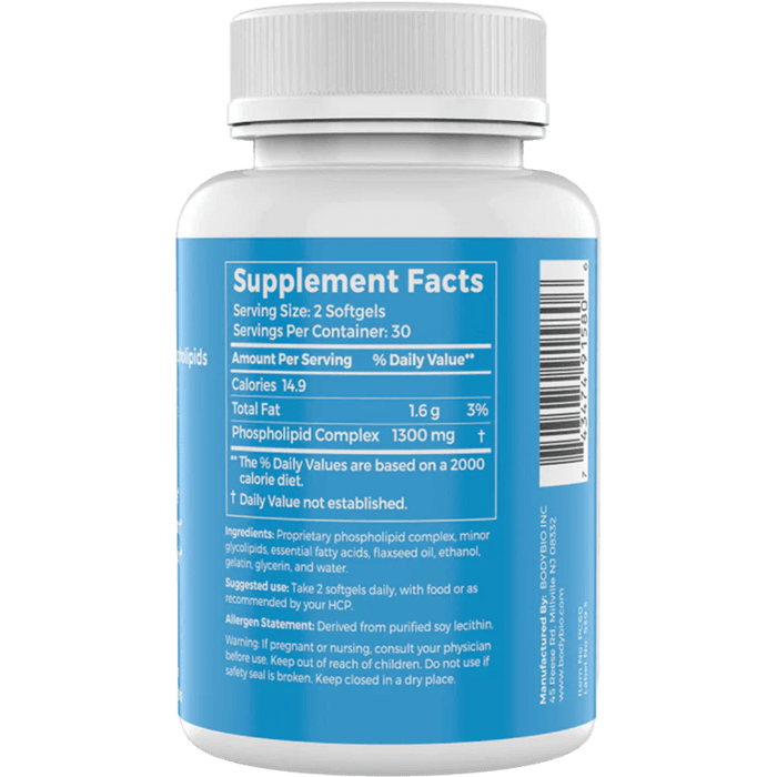 PC (Phosphatidylcholine) - BodyBio - Tiger Fitness