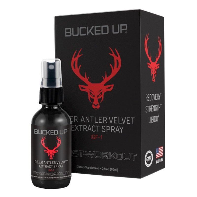 Deer Antler Velvet Extract Spray IGF - 1 - Bucked Up - Tiger Fitness