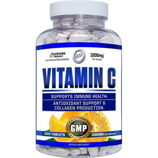 Hi-Tech Pharmaceuticals Vitamin C immune system and antioxidant support supplement 200 Tablets – TigerFitness.com