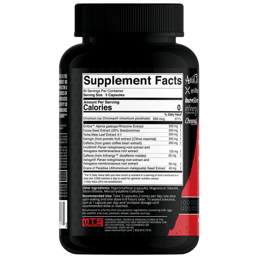 Drop Factor X® Thermogenic Fat Burning Powerhouse - MTS Nutrition - Tiger Fitness