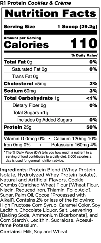 R1 Protein - R1 - Tiger Fitness