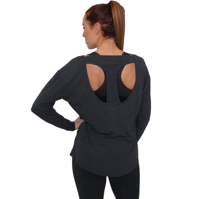 TF Long Sleeve Racerback - Tiger Fitness