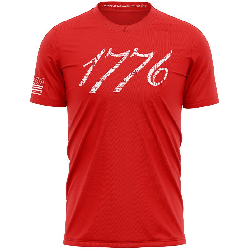 1776 Tiger Fitness Tee | Patriotic Gym T-Shirt